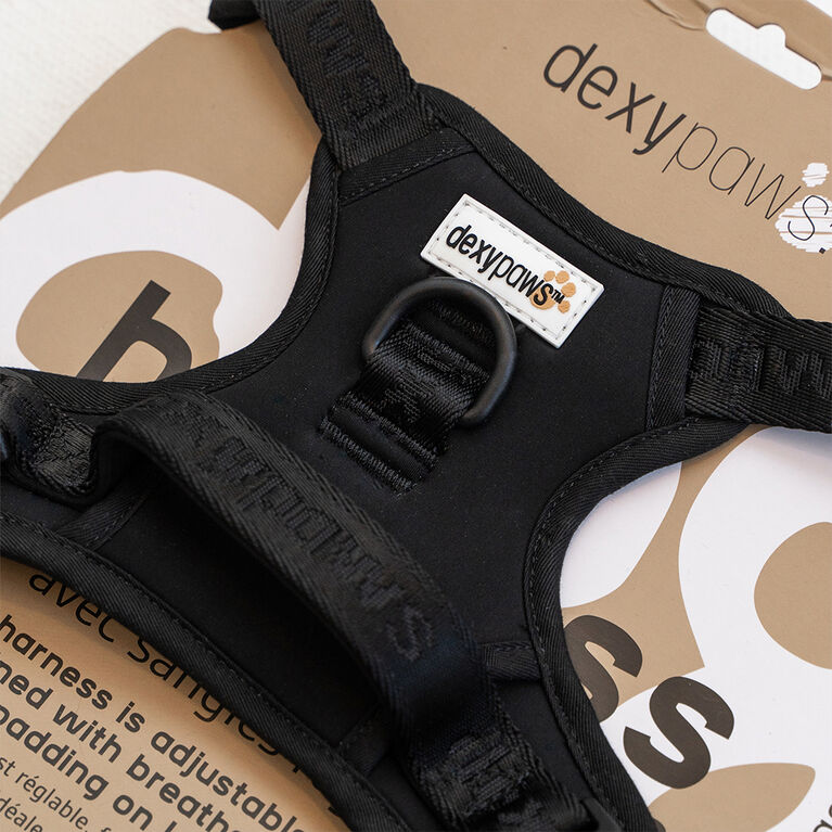 Dexypaws No Pull Dog Harness in Black - Size L