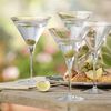 Luigi Bormioli Crescendo 10 oz Martini or Cocktail Wine Glasses (Set Of 4)