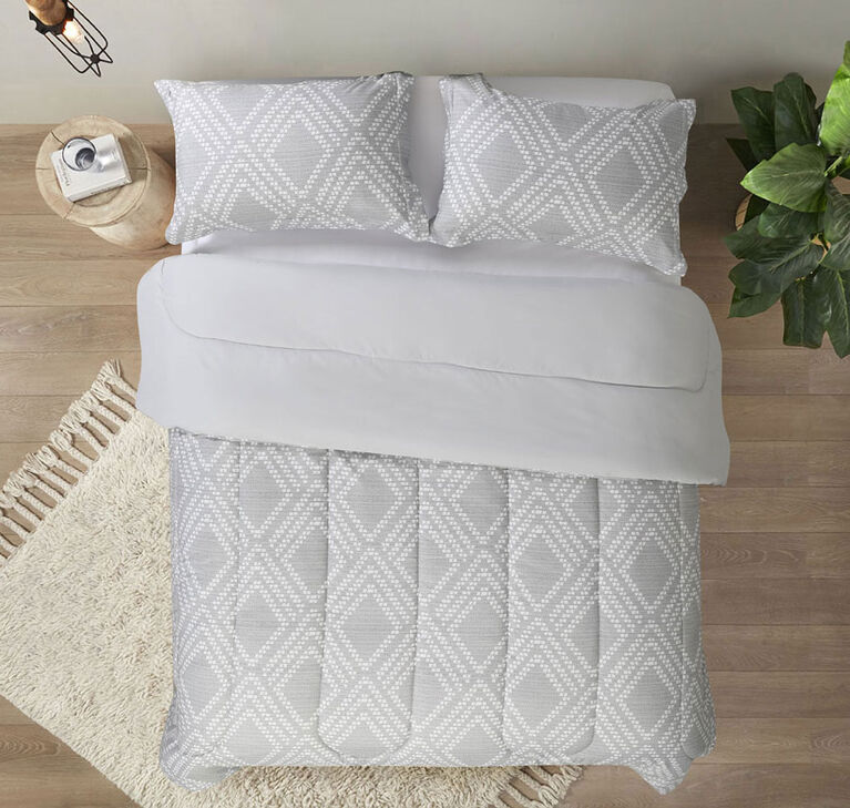 Swift Home - Printed Comforter Set King Dot Geo