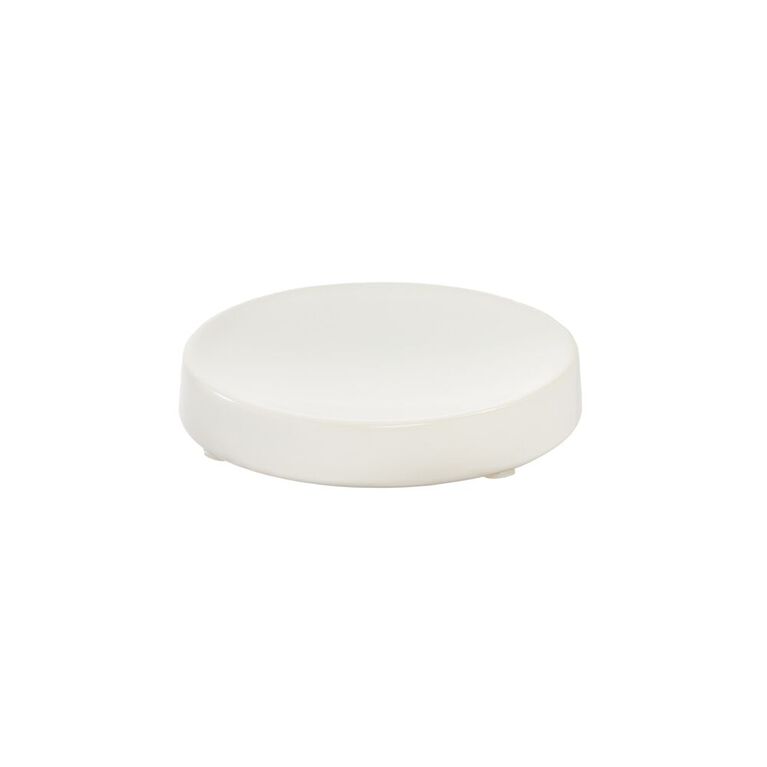iDesign Eco Vanity Ceramic Soap Dish Coconut