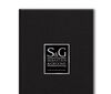 SEBASTIEN & GROOME Linen Look Tablecloth Black 54"X70" Oblong