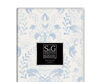 SEBASTIEN & GROOME Walburg Print Tablecloth 60"X104" Oblong  Blue