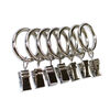 Versailles Sg Clip Rings Set 7/8 - 1 Brushed Nickel