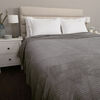 Nemcor Jacquard Velvet Blanket (Full Queen) - Dark Grey