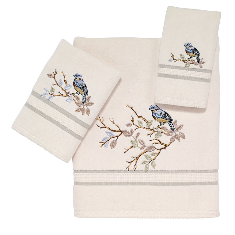 Avanti Linens Love Nest Ivory Bath Towel