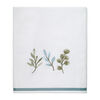 Avanti Linens Ombre Leaves White Bath Towel