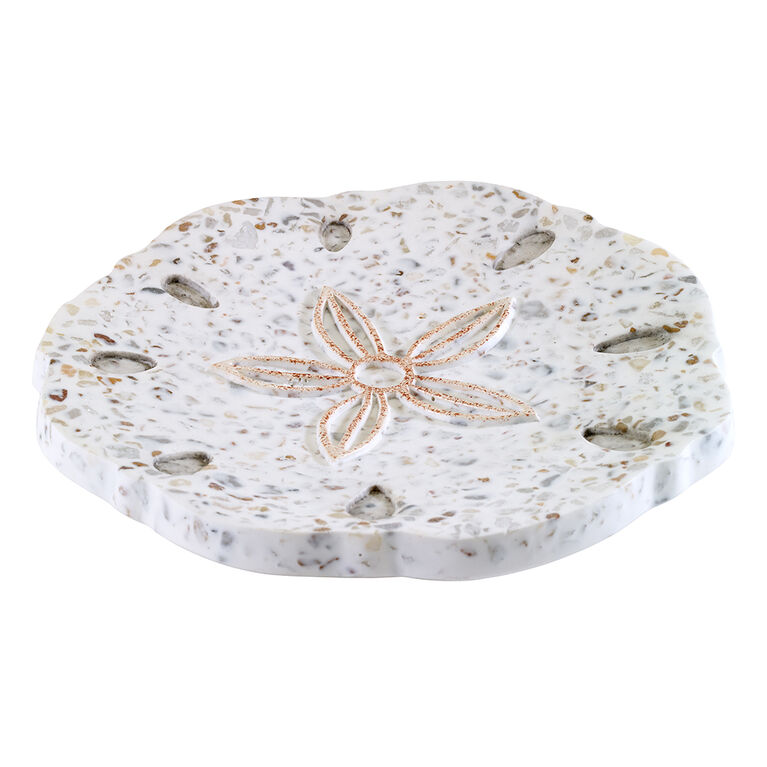 Avanti Linens Coastal Terrazzo Multicolor Soap Dish