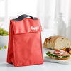 Trudeau Fuel Triangle Lunch Bag Coral