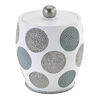 Avanti Linens Dotted Circle White Jar