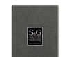 SEBASTIEN & GROOME Linen Look Tablecloth Grey 54"X70" Oblong