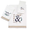 Avanti Linens Modern Farmhouse White Bath Towel