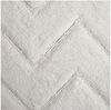 Moda At Home Chevron Bath Mat Cotton White