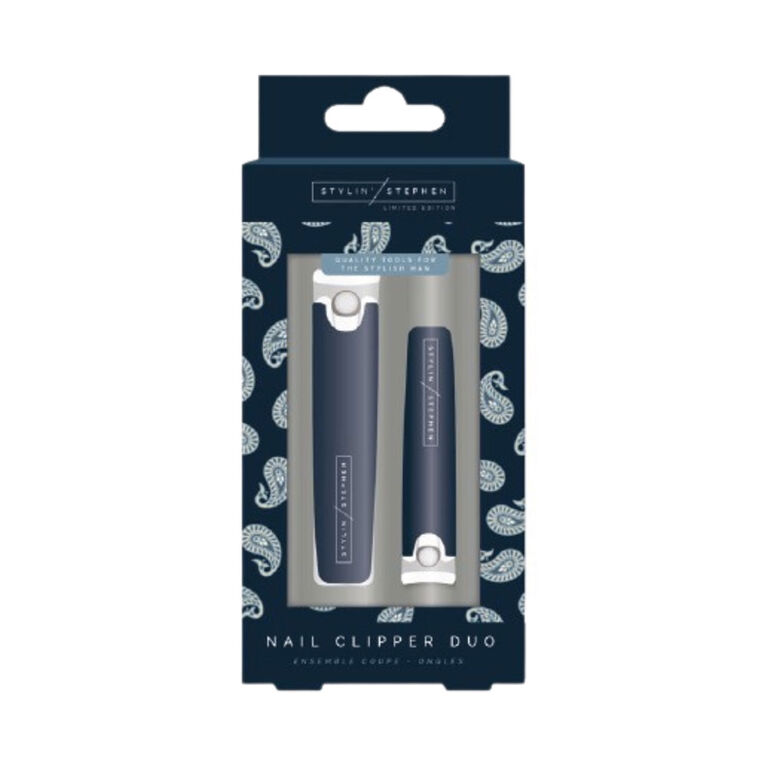 Stylin' Stephen 2Pc Nail Clipper Duo - Navy