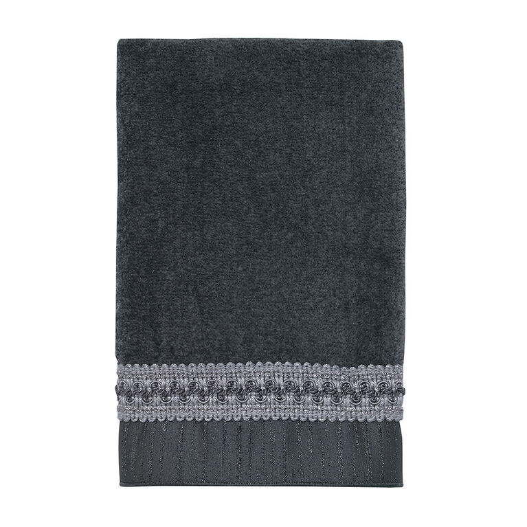 Avanti Linens Braided Cuff Granite Hand Towel