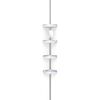 HiRISE 4 Tension Shower Caddy In White