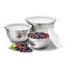 Cuisinart 3-Piece Stainless Steel Mixing Bowls With Lids