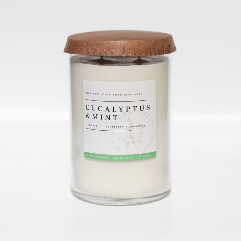 Eucalyptus Mint Soy Candle 25 Oz