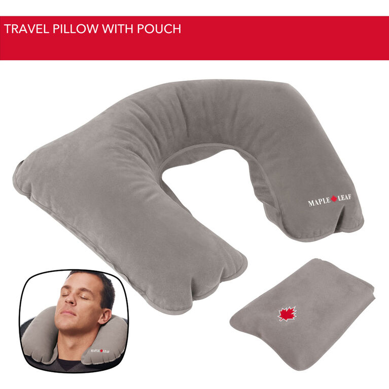 Maple Leaf Travel Blow Up Travel Pillow