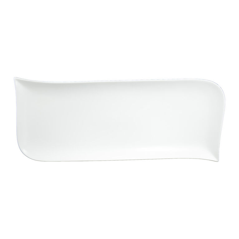 Tannex Du Lait Wave Rectangular Plate 18.75"