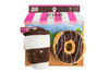 W&W Coffee/Donut Plush Squeak Set Brn