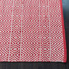 Fabstyles Herringbone rug red