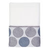 Avanti Linens Dotted Circle White Hand Towel