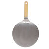 Luciano Gourmet 10" Stainless Steel Pizza Lifter with Wooden Handle, Silver