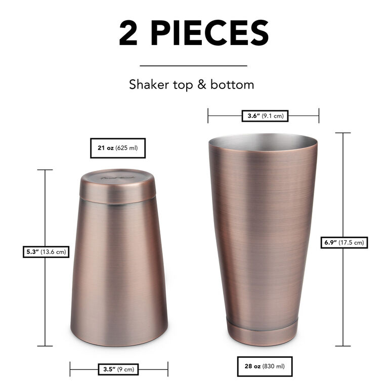Steel Single Wall Cocktail Shaker