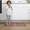 NeverMove Machine-Washable Mabel Kitchen Rug, 24" x 34", Ruby Red