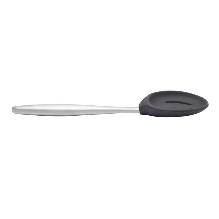 Cuisipro Piccolo Silicone Slotted Spoon, Black