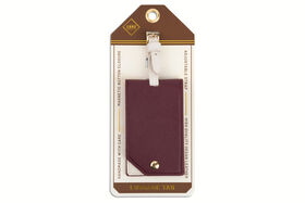 Core Home Square Flip Luggage Tag - Cowhide