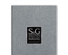 SEBASTIEN & GROOME Linen Look Tablecloth Silver 60"X144" Oblong