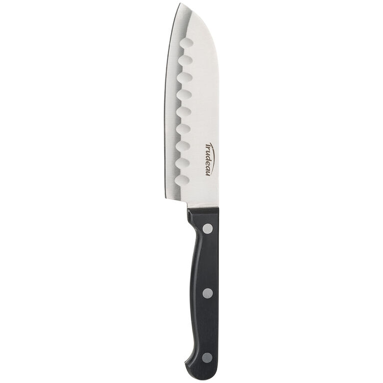 Trudeau Santoku Knife Black 4.5