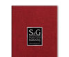 SEBASTIEN & GROOME Linen Look Tablecloth Red 60"X104" Oblong