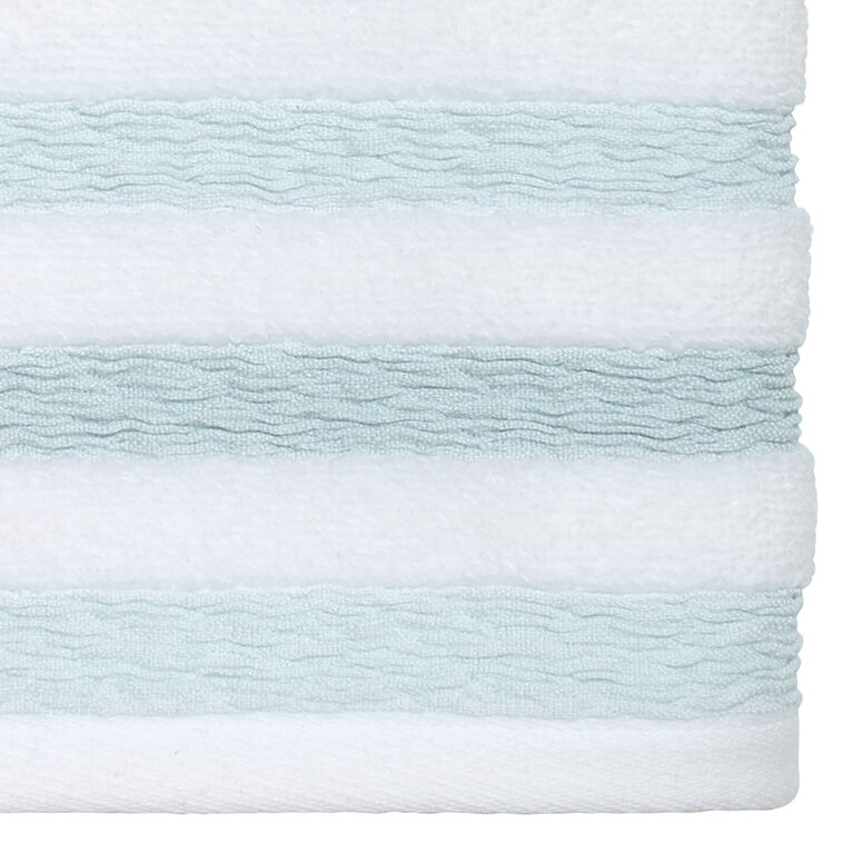 Avanti Linens Coastal Terrazzo White Bath Towel