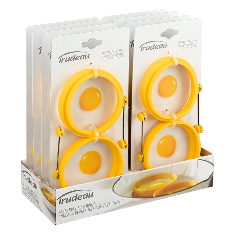 Trudeau Reversible Yellow Silicone Egg Ring