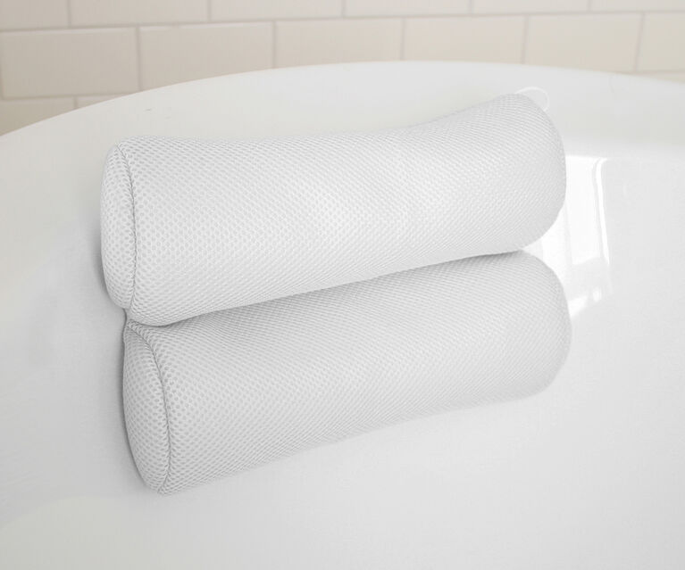 SPLASH Plush Bath Pillow White