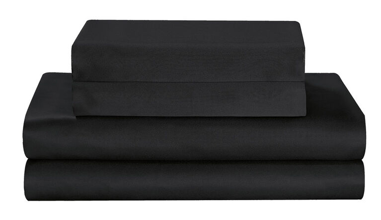 Beco Home Solstice Black  7Pc Queen Biab Comforter Set
