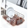 iDesign Forma Lupe Dish Drainer 2 Amber/Bronze