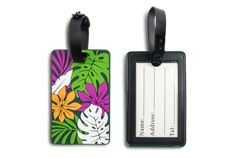 Core Home C-Set Of 2 Luggage Tags - Tropical Palms | rooms + spaces Canada